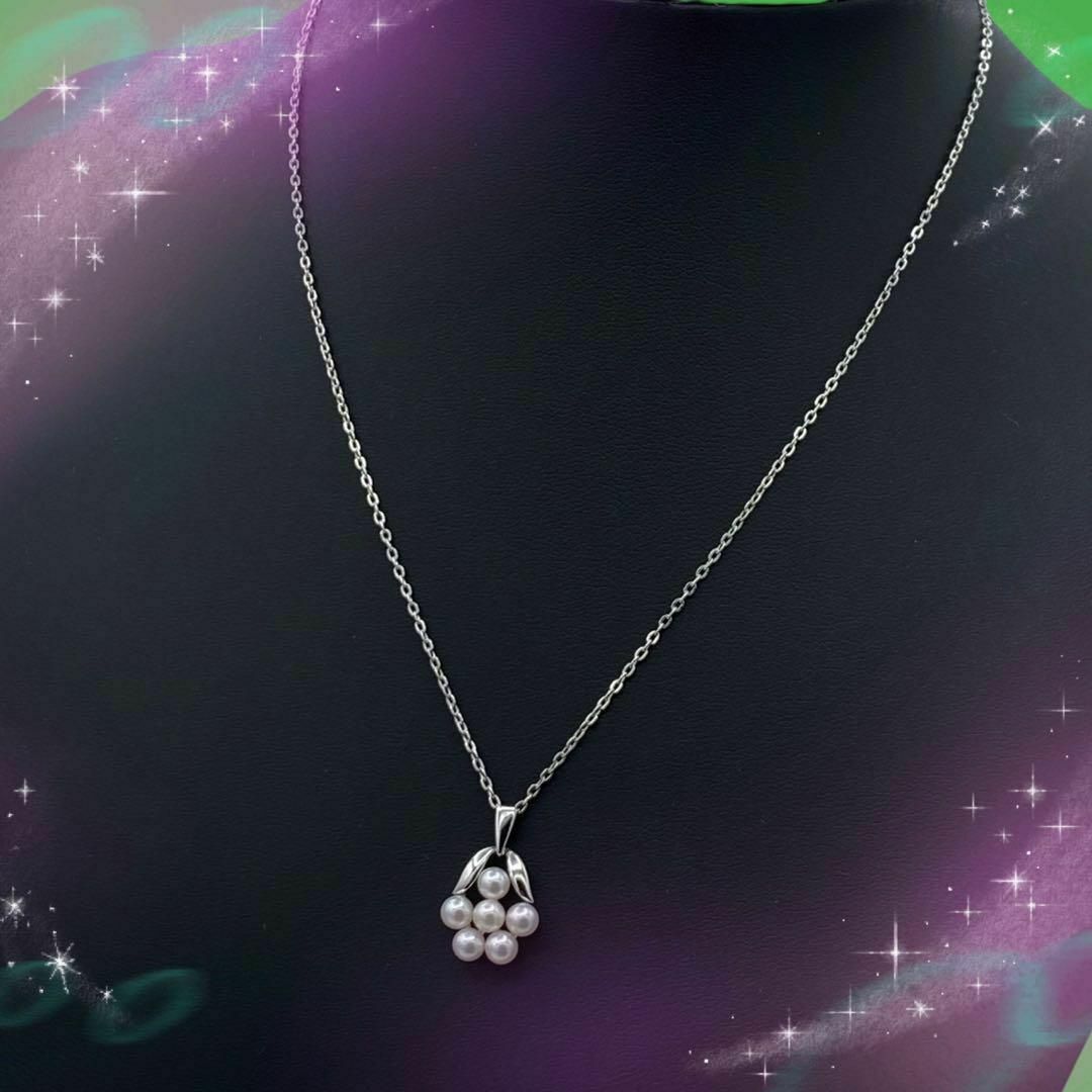 MIKIMOTO(ミキモト)の《美品》　ミキモト　パール　本真珠　ネックレス　SV925 （AD076） レディースのアクセサリー(ネックレス)の商品写真