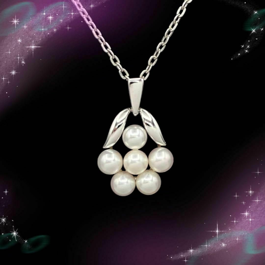 MIKIMOTO(ミキモト)の《美品》　ミキモト　パール　本真珠　ネックレス　SV925 （AD076） レディースのアクセサリー(ネックレス)の商品写真