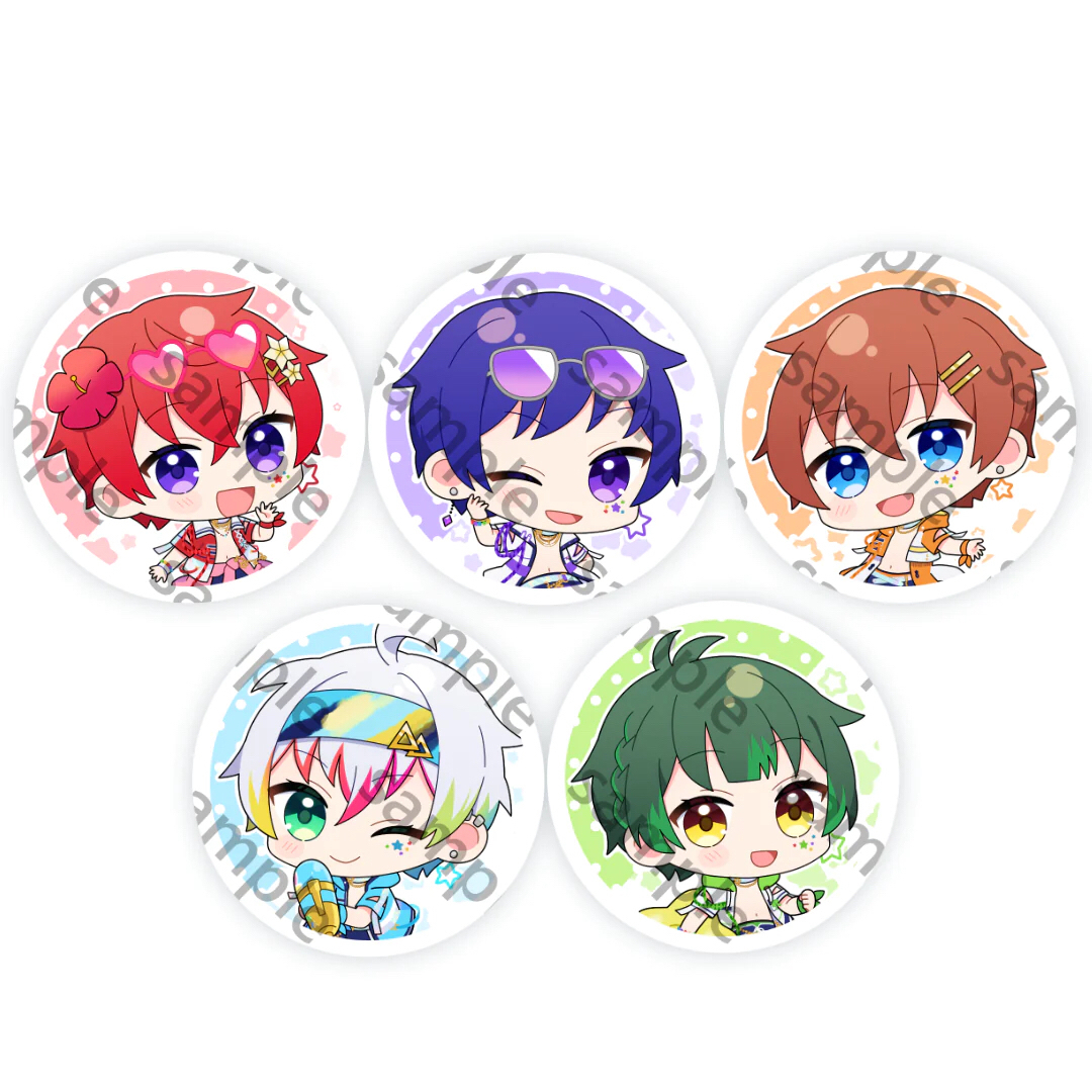 すたぽら【Relu】JUMP!JUMP!サマータイム!☆SD☆缶バッジ☆2 すたぽら【Relu】JUMP!JUMP!サマータイム!☆SD☆缶バッジ☆2