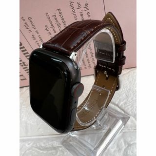 アップルウォッチ ベルト applewatch バンド ベルト 茶色 ブラウン (レザーベルト)