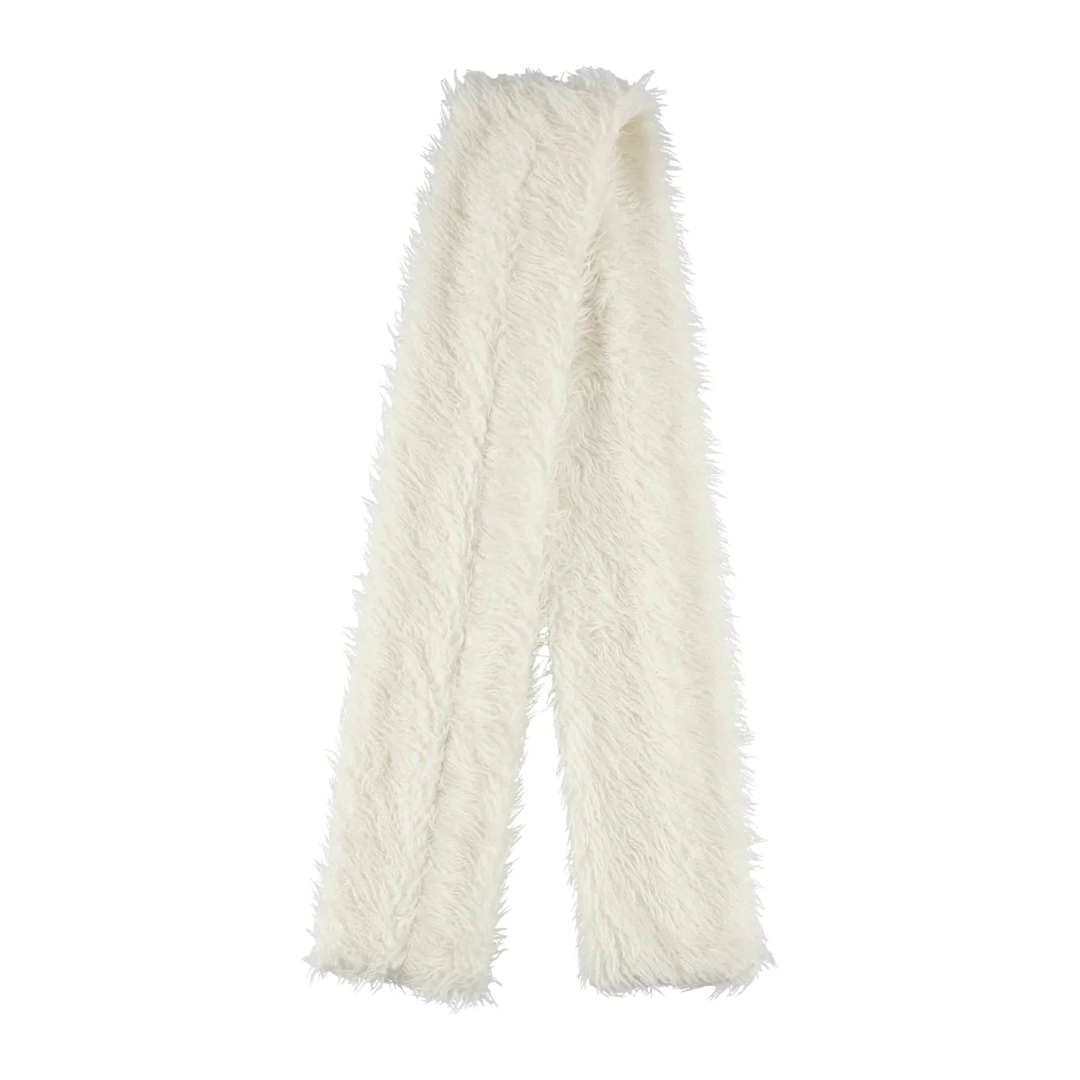 STUDIOUS(ステュディオス)のDICH HENDERSON FAKE FUR MUFFLER / white レディースのファッション小物(マフラー/ショール)の商品写真