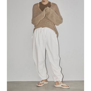 完売品　sono 日本製　サイズ1 22FW ホワイト　ユーティリティパンツ