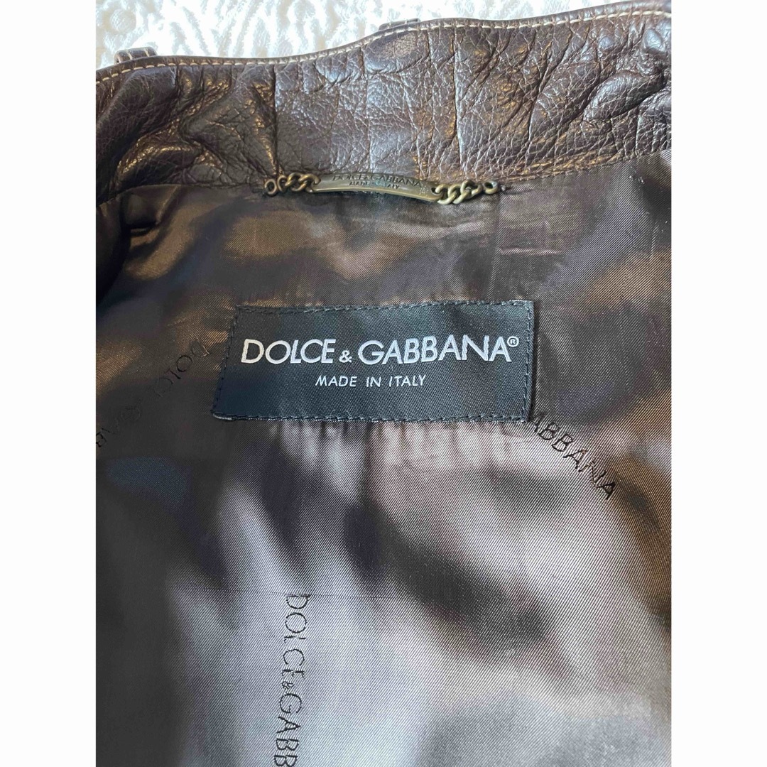 DOLCE&GABBANA(ドルチェアンドガッバーナ)のDOLCE &GABBANA ライダース メンズのジャケット/アウター(ライダースジャケット)の商品写真