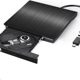 外付け DVDドライブ USB 3.0 type-c 外付CD・DVDドライブ (DVDプレーヤー)