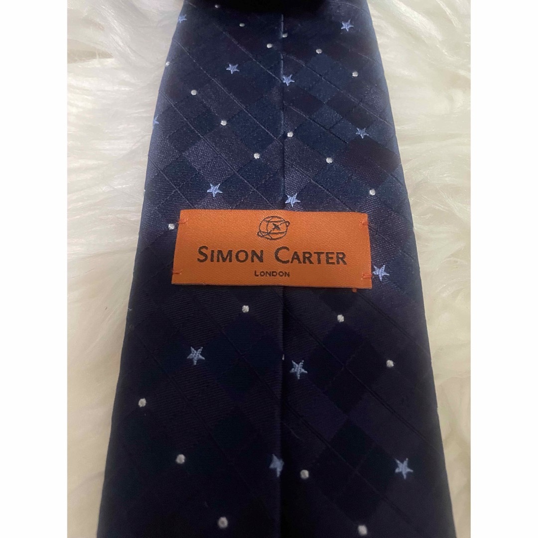 SIMON CARTER(サイモンカーター)の美品　SIMON CARTER LONDON ネクタイ　サイモンカーター メンズのファッション小物(ネクタイ)の商品写真