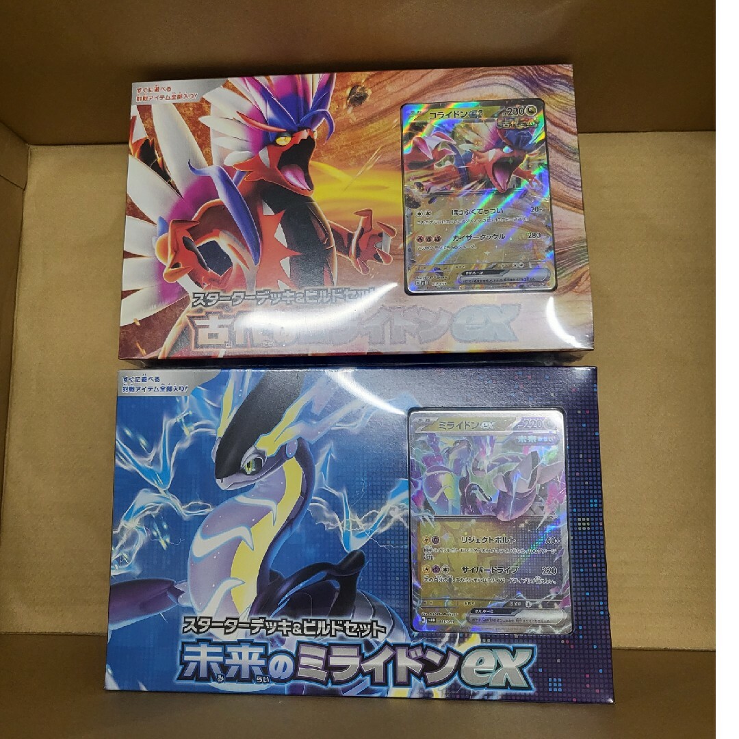 ポケモン(ポケモン)の期間限定値下げ中！スターターデッキ2box エンタメ/ホビーのトレーディングカード(Box/デッキ/パック)の商品写真