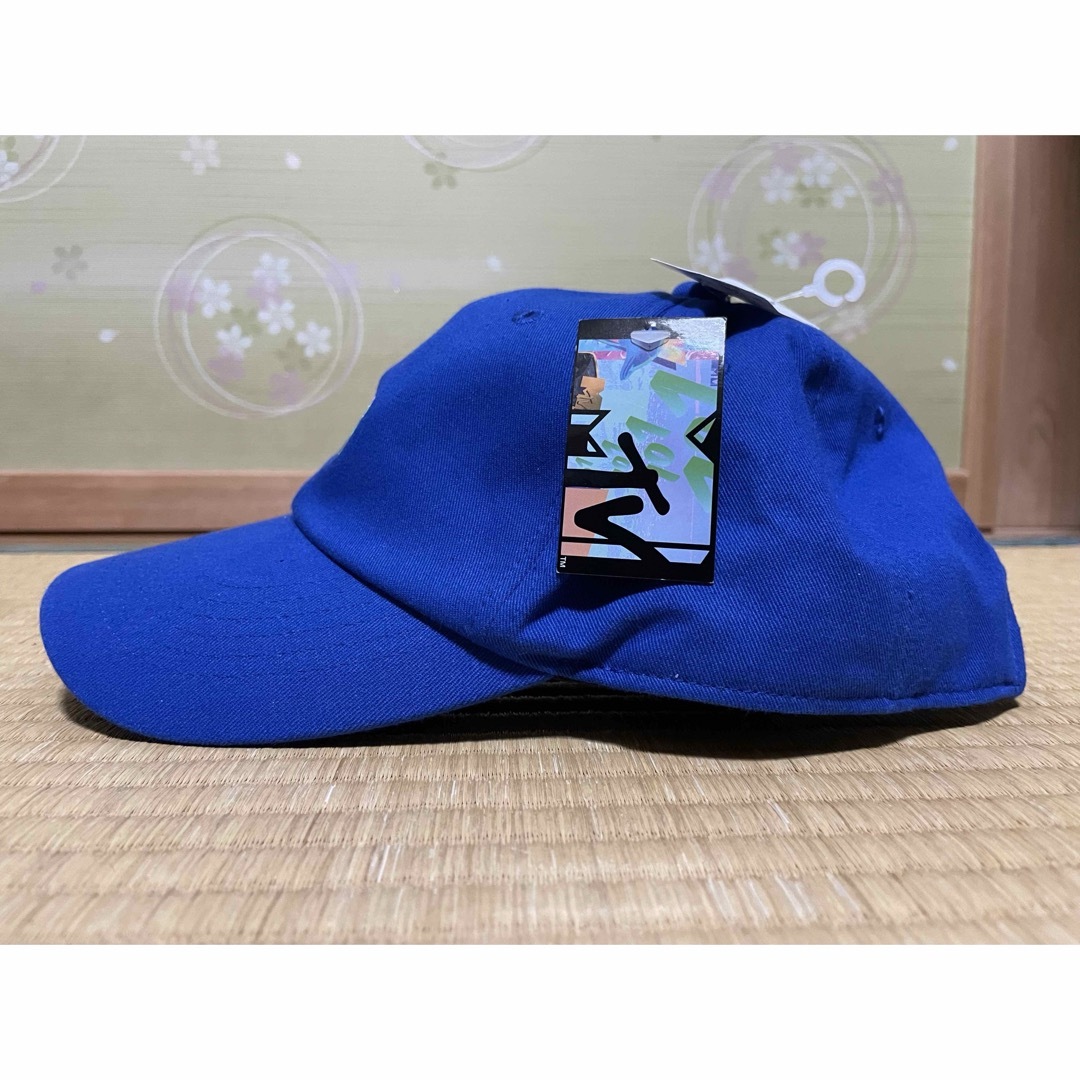 MTV(エムティーヴィー)の【未使用品】MTV キャップ帽子 大人用 ブルー メンズの帽子(キャップ)の商品写真