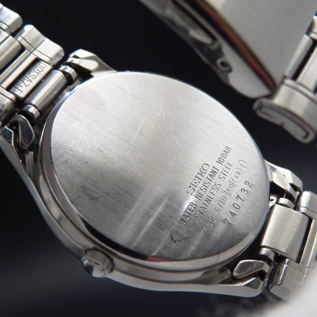 SEIKO(セイコー)のSEIKO SPIRIT 腕時計 デイト 見やすい文字盤 メンズの時計(腕時計(アナログ))の商品写真