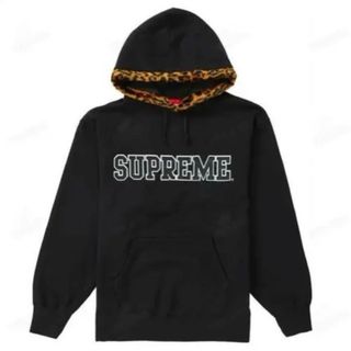 Supreme - Supreme Leopard Trim Hooded Sweatshirtの通販 by