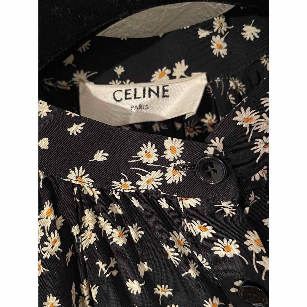 celine(セリーヌ)のceline セリーヌ　デイジー　ワンピース　フローラル　フラワー レディースのワンピース(ロングワンピース/マキシワンピース)の商品写真