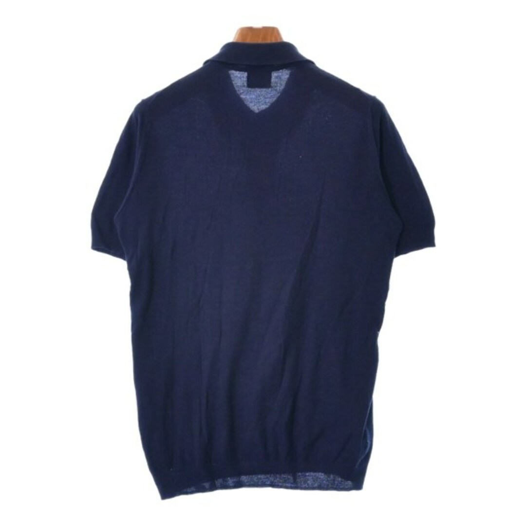 LACOSTE(ラコステ)のLACOSTE ラコステ ポロシャツ 2(S位) 紺 【古着】【中古】 レディースのトップス(ポロシャツ)の商品写真