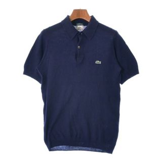 ラコステ(LACOSTE)のLACOSTE ラコステ ポロシャツ 2(S位) 紺 【古着】【中古】(ポロシャツ)