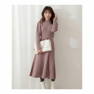 プロポーションボディドレッシング(PROPORTION BODY DRESSING)のプロポーションボディドレッシング セットアップニット くすみピンク Mサイズ(ニット/セーター)