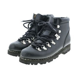 138cmヒール高さパラブーツ PARA BOOT スチールトゥ ボーリュー 編み上げブーツ フランス製 4 レディース23.5cm /saa009546