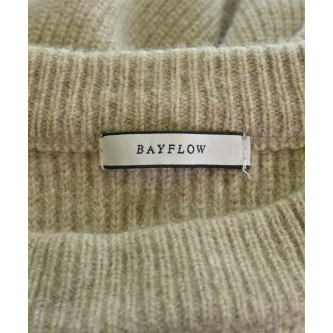 BAYFLOW(ベイフロー)のBAYFLOW ベイフロー ニット・セーター 3(M位) ベージュ 【古着】【中古】 レディースのトップス(ニット/セーター)の商品写真