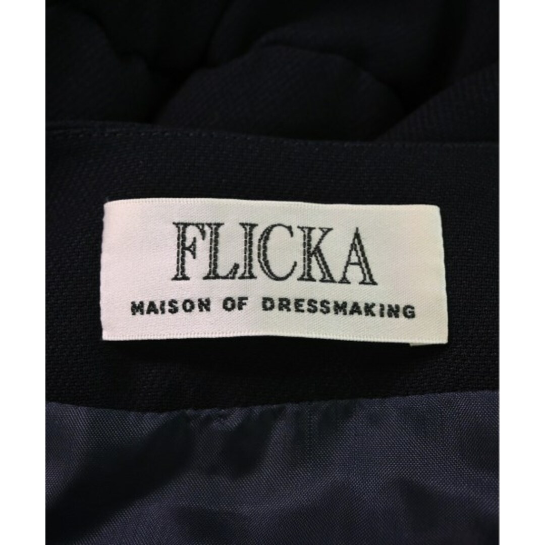 FLICKA(フリッカ)のFLICKA フリッカ ワンピース 1(S位) 濃紺 【古着】【中古】 レディースのワンピース(ひざ丈ワンピース)の商品写真