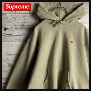 シュプリーム(Supreme)の【人気カラー】シュプリーム☆スモールボックスロゴ入りパーカー 即完売モデル(パーカー)