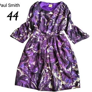 美品☆ポールスミス Paul Smithマルチカラー花柄ワンピース L相当