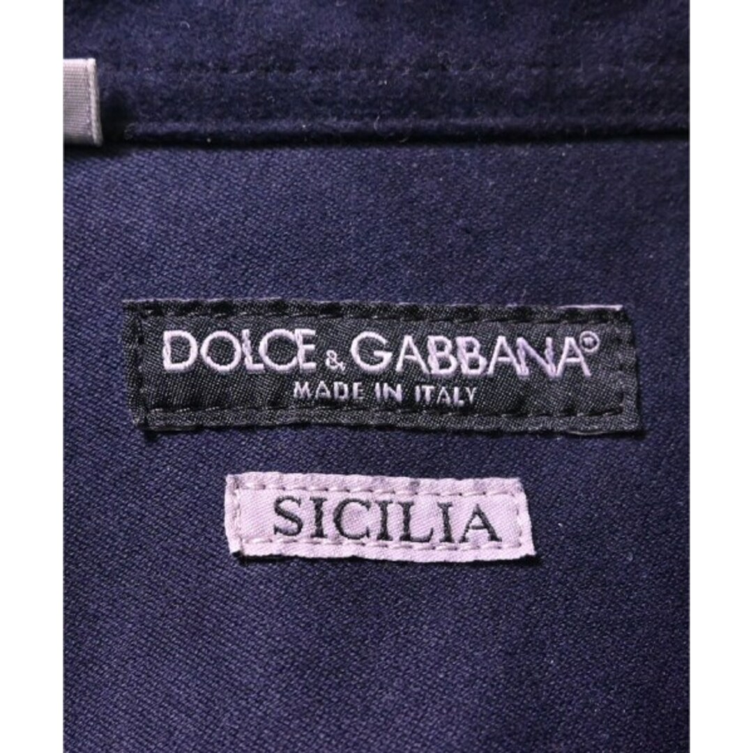 最安価格 DOLCE&GABBANA カジュアルシャツ 37(XS位) 紺 【古着】