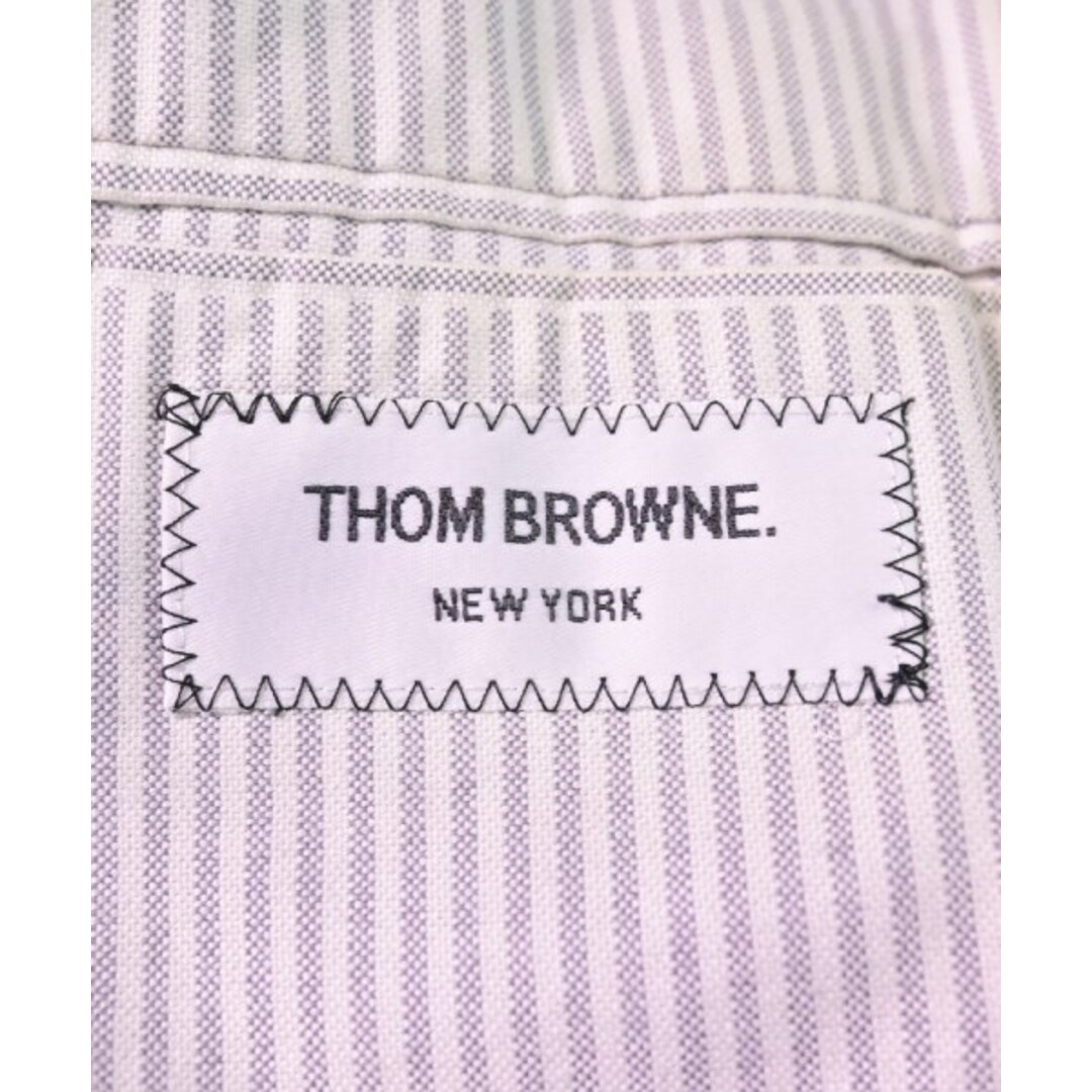 THOM BROWNE(トムブラウン)のTHOM BROWNE トムブラウン テーラードジャケット 0(XS位) グレー 【古着】【中古】 メンズのジャケット/アウター(テーラードジャケット)の商品写真