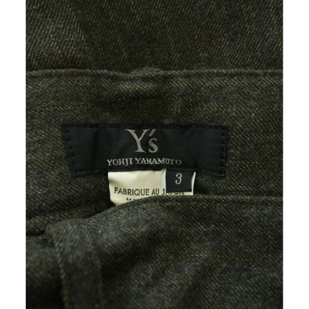 Y's(ワイズ)のY's ワイズ スラックス 3(M位) グレー系(ストライプ) 【古着】【中古】 レディースのパンツ(その他)の商品写真