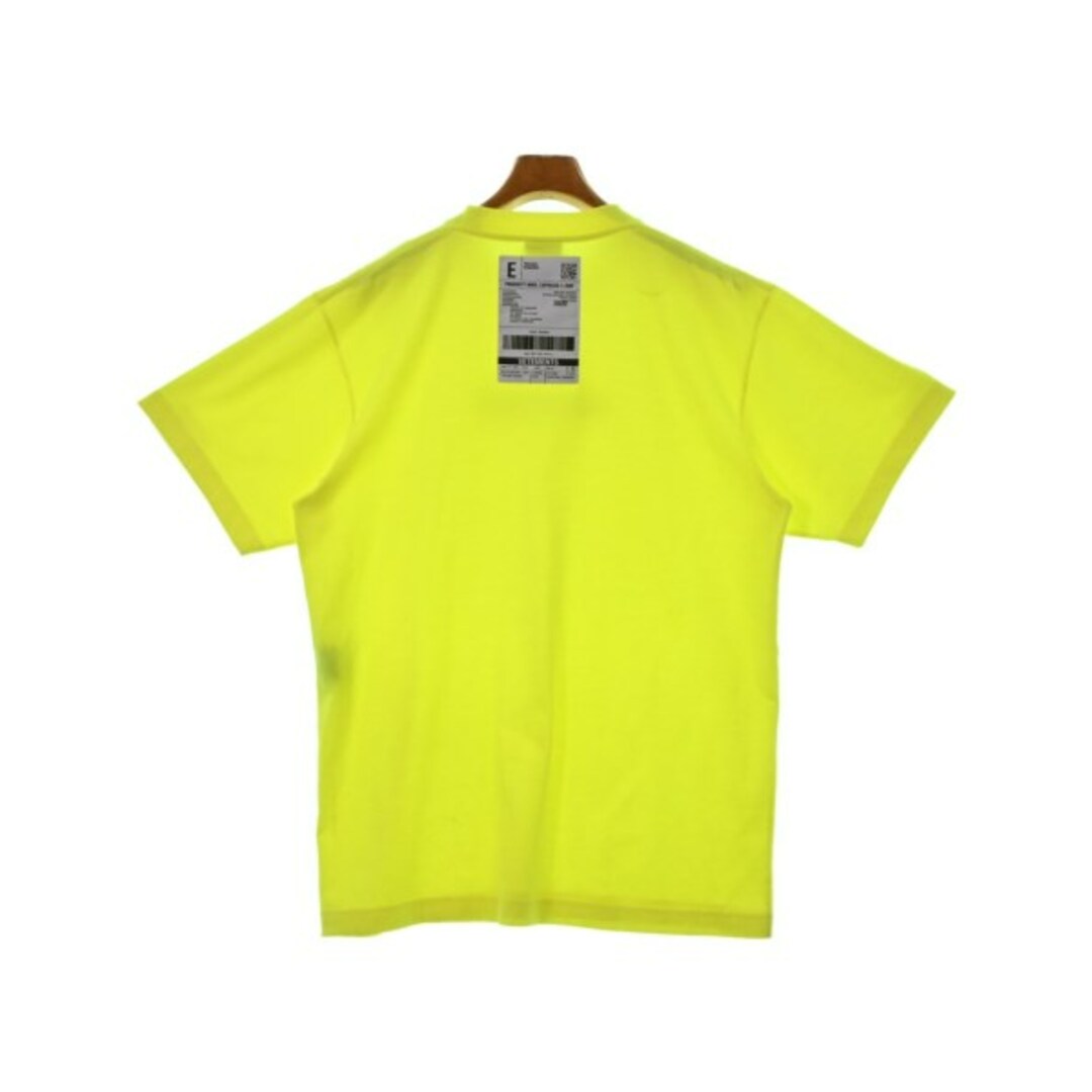 VETEMENTS ヴェトモン Tシャツ・カットソー XS 蛍光イエロー VETEMENTS ヴェトモン Tシャツ・カットソー XS 蛍光イエロー