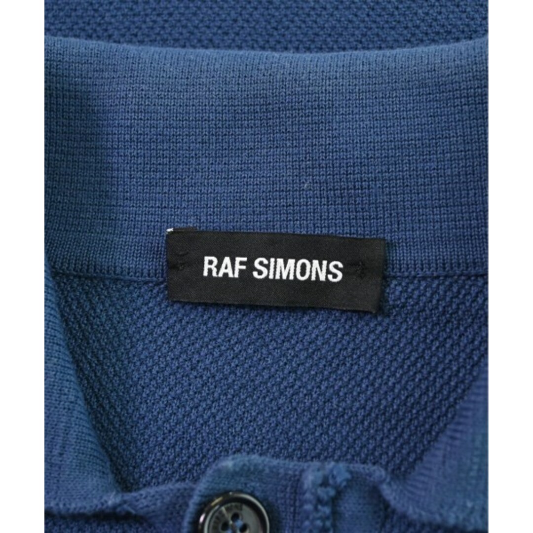 RAF SIMONS(ラフシモンズ)のRAF SIMONS ラフシモンズ ポロシャツ S 紺 【古着】【中古】 メンズのトップス(ポロシャツ)の商品写真