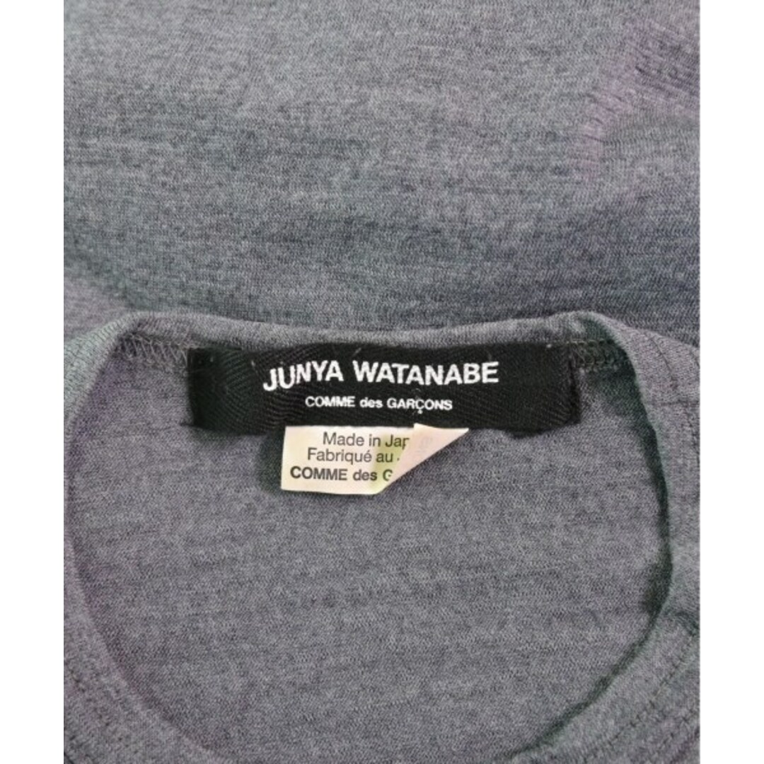 JUNYA WATANABE(ジュンヤワタナベ)のJUNYA WATANABE Tシャツ・カットソー -(M位) グレーx黒 【古着】【中古】 レディースのトップス(カットソー(半袖/袖なし))の商品写真