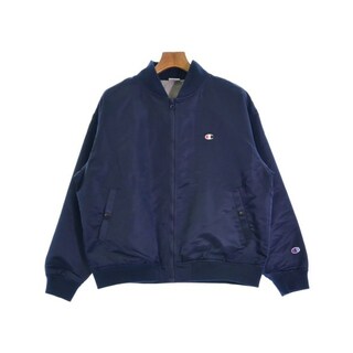 ジャケット新品 チャンピオン Champion  紺 ボアジャケット L もふもふアウター