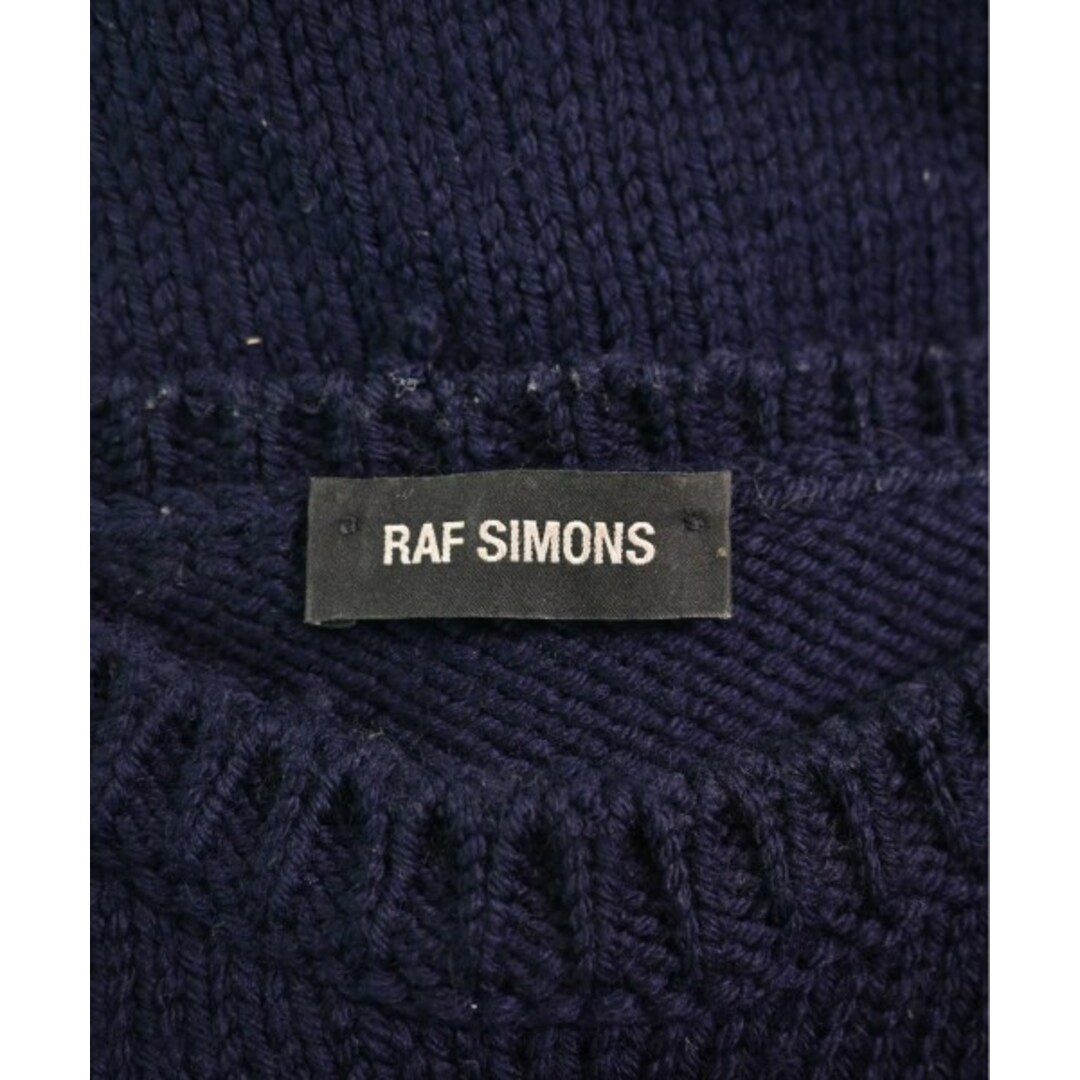 RAF SIMONS(ラフシモンズ)のRAF SIMONS ラフシモンズ ニット・セーター M 紺 【古着】【中古】 メンズのトップス(ニット/セーター)の商品写真