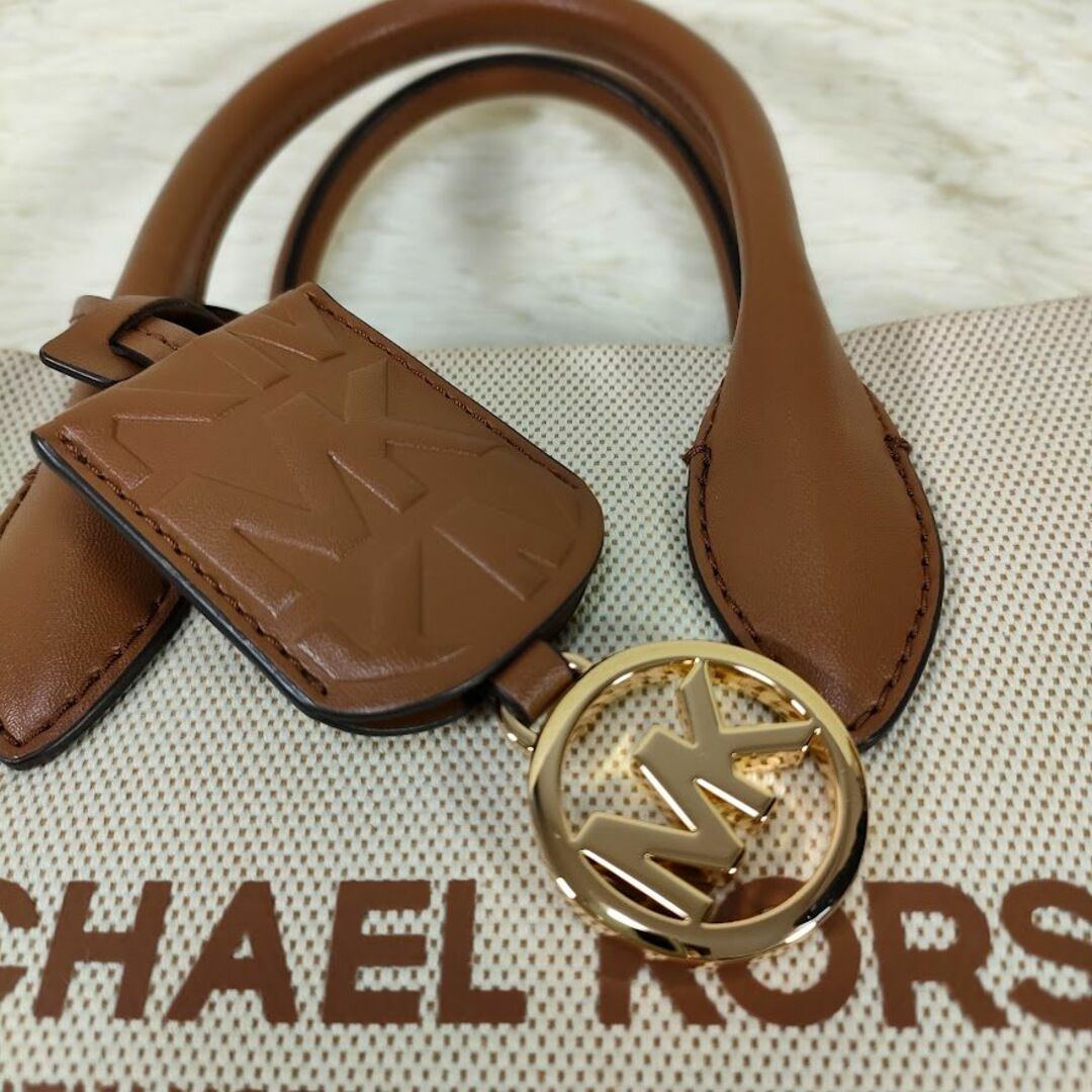 Michael Kors(マイケルコース)の美品 マイケルコース キャンバス トートバッグ 2WAY ミレラ MIRELLA レディースのバッグ(ショルダーバッグ)の商品写真