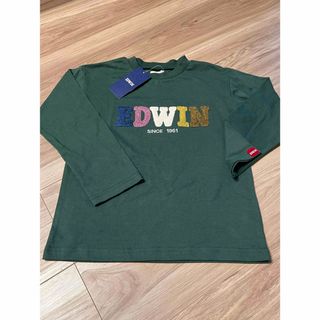 エドウィン(EDWIN)の【新品未使用品】EDWIN / エドウィン ロゴトレーナー120サイズ(Tシャツ/カットソー)