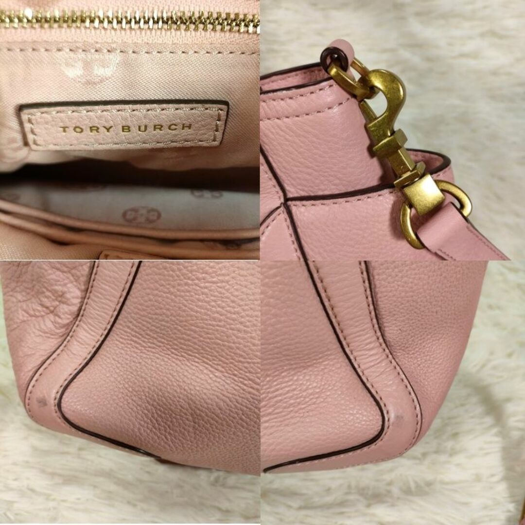 TORY BURCH トリーバーチ 2way ハンド ショルダーバッグ 牛革