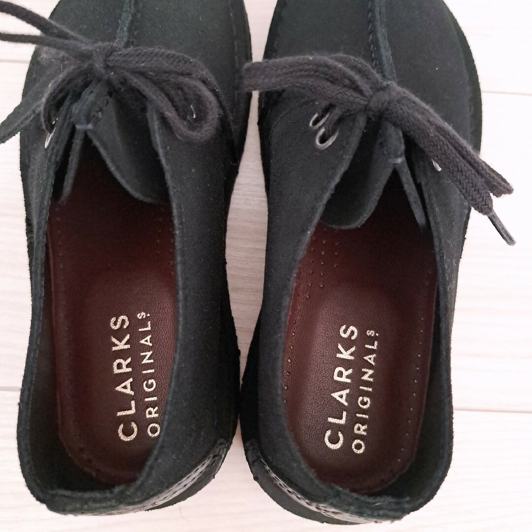 Clarks(クラークス)のClarks　クラークス　Desert Trek　ブラック　黒　22cm　靴 レディースの靴/シューズ(ローファー/革靴)の商品写真