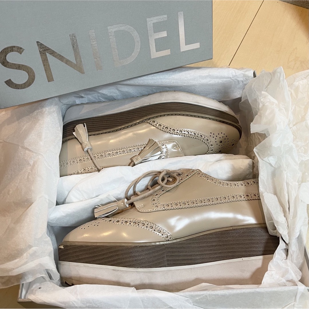 SNIDEL(スナイデル)のSNIDEL プラットフォームシューズ　L レディースの靴/シューズ(ローファー/革靴)の商品写真