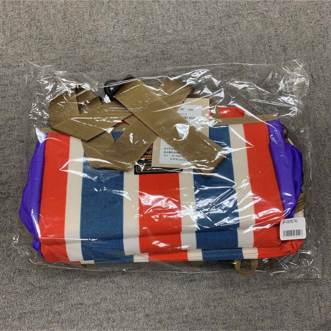 新品未使用】NATAL DESIGN WALKY TIME BAG ストライプ 新品未使用】NATAL DESIGN WALKY TIME BAG ストライプ