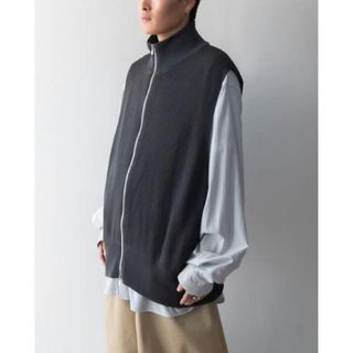 シュタイン(stein)のCLESSTE OVERSIZED DRIVERS KNIT VEST(ベスト)