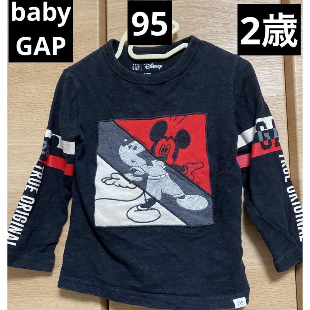 ミッキー　ロングTシャツ　ロンT 子ども服　子ども　ギャップ　GAP ディズニー | フリマアプリ ラクマ