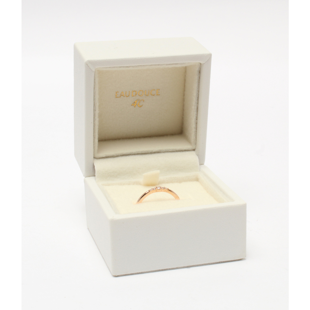 美品  リング 指輪 K10 ダイヤ レディース 12号 レディースのアクセサリー(リング(指輪))の商品写真