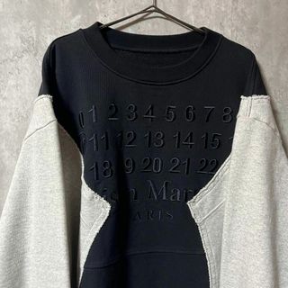 Maison Margiela マルジェラ 19SS スウェット 46 ブラック約64cm肩幅