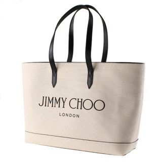 ジミーチュウ(JIMMY CHOO)のJIMMY CHOO キャンバスロゴトートバッグ(トートバッグ)