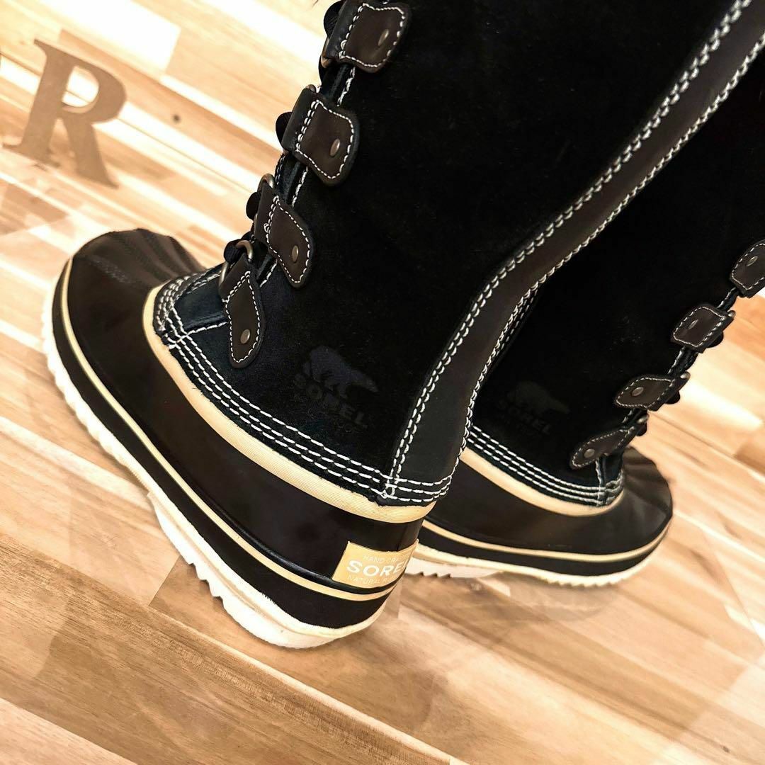 SOREL(ソレル)の【ソレル】 ジョアンオブアークティック ファーブーツ防寒 防水 23.0 黒×茶 レディースの靴/シューズ(ブーツ)の商品写真