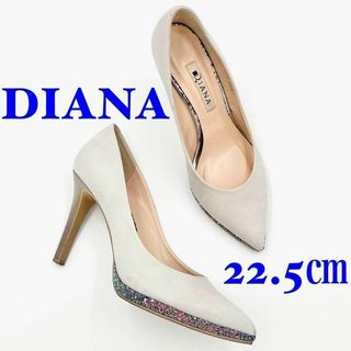 ダイアナ(DIANA)のDIANA ダイアナ ハイヒール スエード グリッター 22.5㎝(ハイヒール/パンプス)