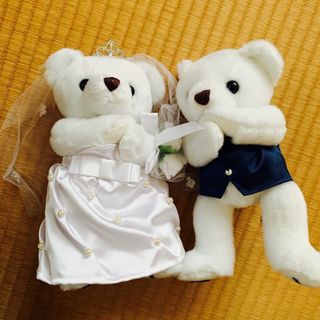 テディベア　結婚式(ぬいぐるみ)