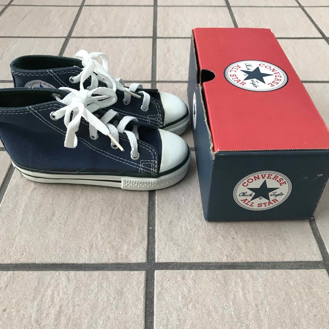 CONVERSE(コンバース)のconverse コンバース　ALL STAR オールスター　スモールスター キッズ/ベビー/マタニティのキッズ靴/シューズ(15cm~)(スニーカー)の商品写真