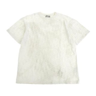 ディオール(Dior)のディオール オブリーク テリーコットン ジャカード Tシャツ 113J692A0614 メンズ ホワイト Dior 【中古】 【アパレル・小物】(Tシャツ/カットソー(半袖/袖なし))