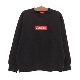 シュプリーム(Supreme)のシュプリーム ボックスロゴ 刺繍 スウェット メンズ ブラック Supreme 【中古】 【アパレル・小物】(スウェット)