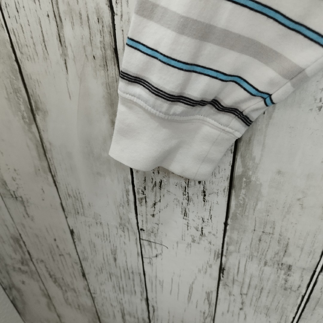 adidas(アディダス)の【adidas GOLF】Striped Half Zip Tee　D80 メンズのトップス(Tシャツ/カットソー(七分/長袖))の商品写真