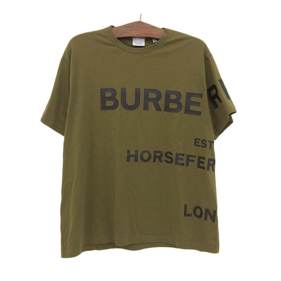 BURBERRY(バーバリー)のバーバリー HARLFORD ハルフォード Tシャツ 8055249 メンズ グリーン BURBERRY [美品] 【中古】 【アパレル・小物】 メンズのトップス(Tシャツ/カットソー(半袖/袖なし))の商品写真