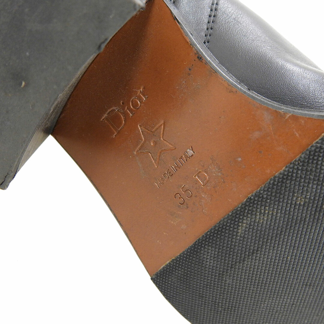Dior(ディオール)のディオール EMPREINTE ショートブーツ レディース ブラック Dior 【中古】 【アパレル・小物】 レディースの靴/シューズ(ブーツ)の商品写真
